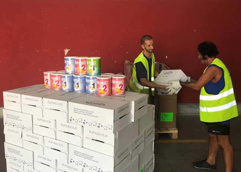 Fundació Ordesa dona 12 tones d’aliments infantils al Banc dels Aliments de Barcelona