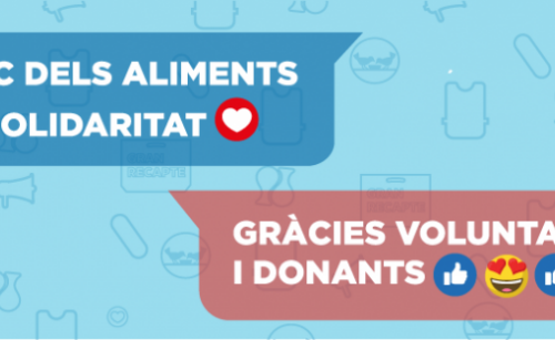 La solidaritat colectiva permetrà abastir de nou els magatzems dels Bancs dels Aliments