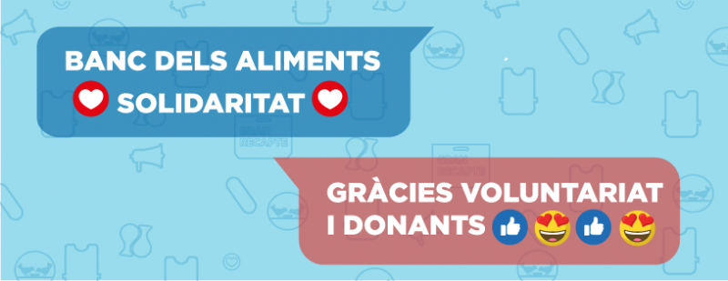 La solidaritat colectiva permetrà abastir de nou els magatzems dels Bancs dels Aliments