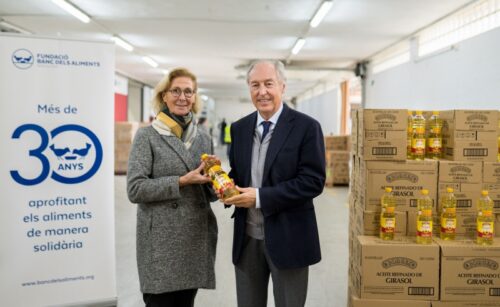 Borges International Group colabora amb el Banc dels Aliments donant més de 10.000 litres d’oli