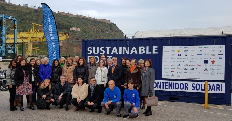 El Port de Barcelona entrega el contenidor solidari