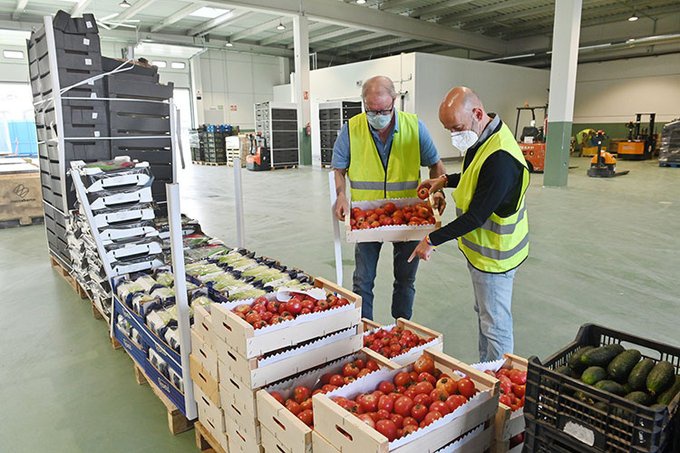 El almacén del Banc dels Aliments en MERCABARNA abrirá durante el mes de agosto