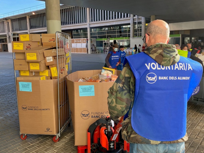 El Banc dels aliments recupera 20.000 quilos d’aliments a Alimentaria