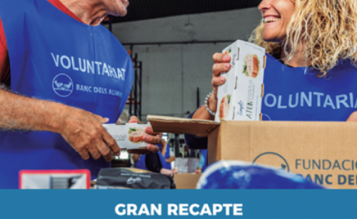 En marxa la nova edició del Gran Recapte d’Aliments, amb la crida al voluntariat