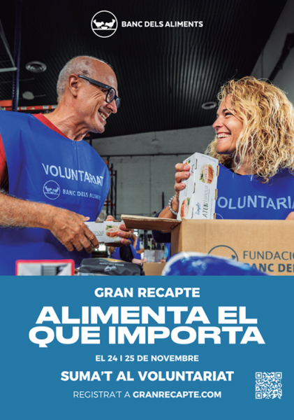 En marxa la nova edició del Gran Recapte d’Aliments, amb la crida al voluntariat