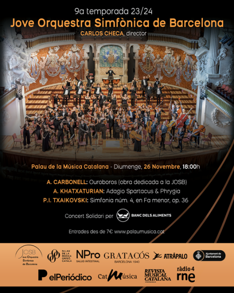  Concert solidari de la JOSB al Palau de la Música