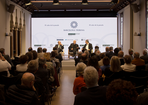 Lluís Fatjó-Vilas, president del Banc dels Aliments, ha participat en la conferència coloqui "Banc dels Aliments: un diagnòstic de la realitat” a Barcelona Tribuna d’Amics del País