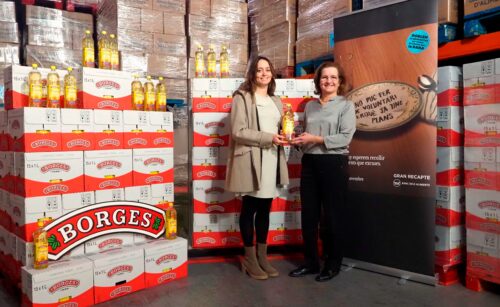 Borges International Group dona 15.000 litros de aceite al Banc dels Aliments